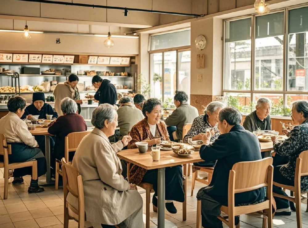 鄭州餐飲策劃：銀發(fā)社交新場景，社區(qū)食堂的3個百億級盈利點